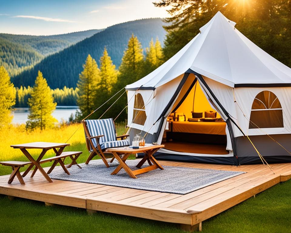 Camping mit Komfort
