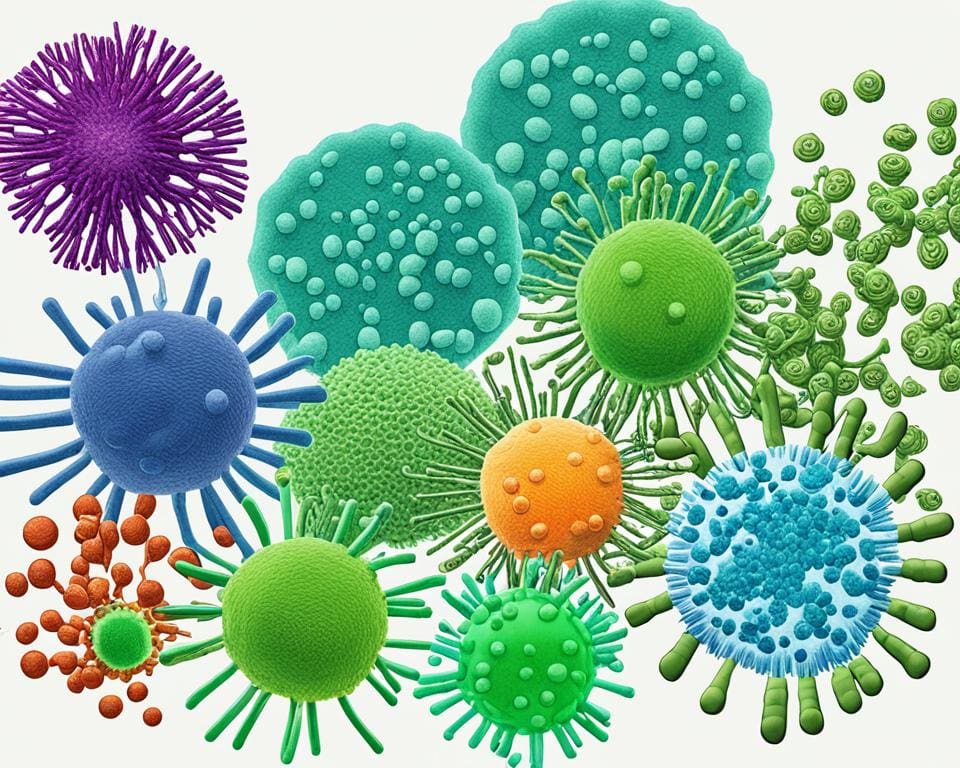 Viren und Bakterien im Vergleich