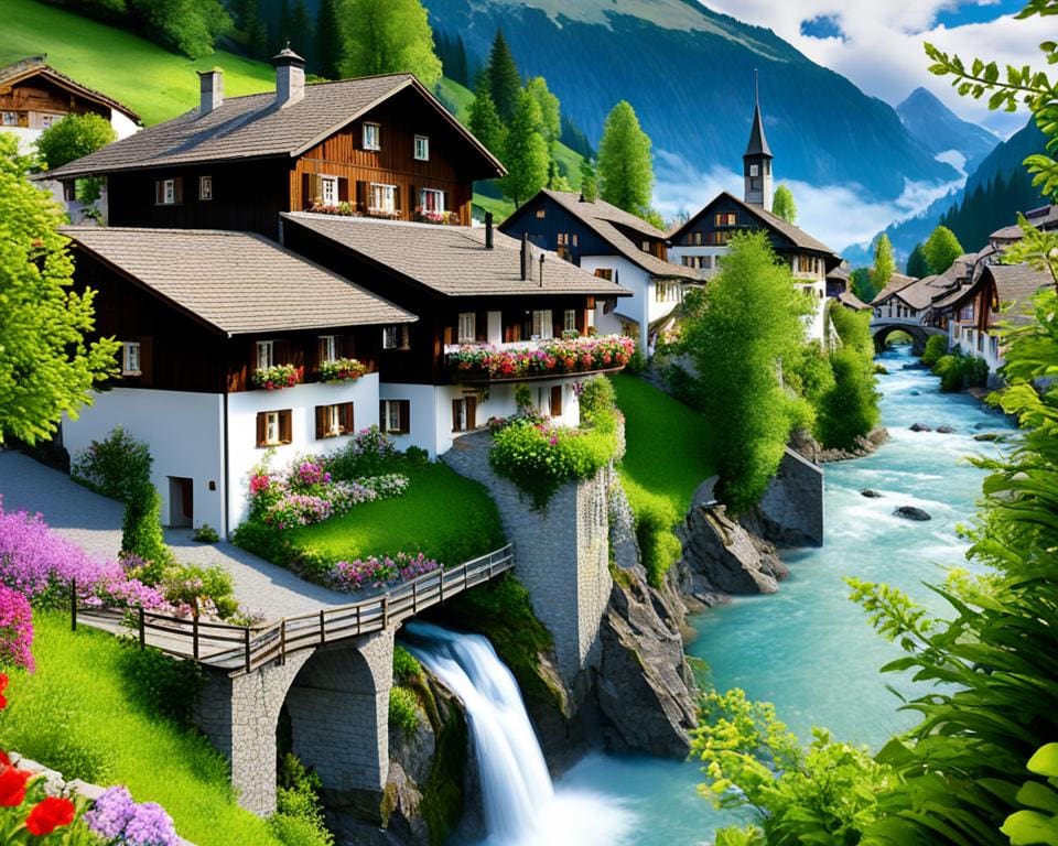 Lauterbrunnen: Schweizer Dorf mit Wasserfallblick