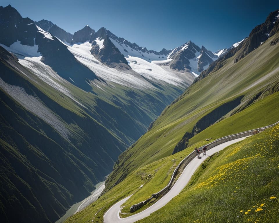 Radfahren in den Alpen