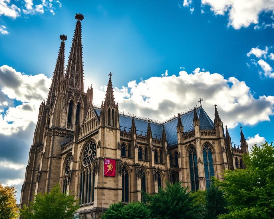 Gotische Kathedralen in Clermont-Ferrand, Frankreich