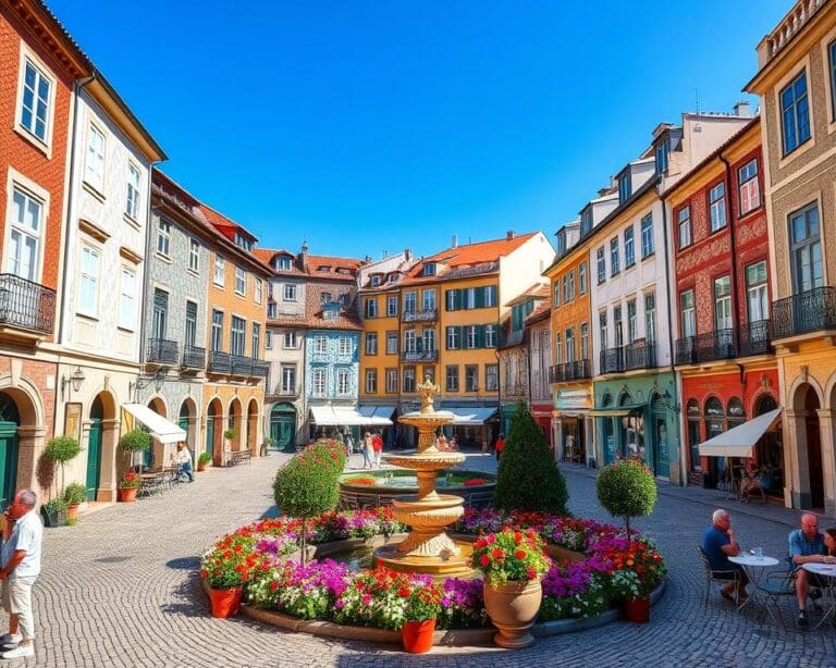 Historische Plätze in Porto, Portugal