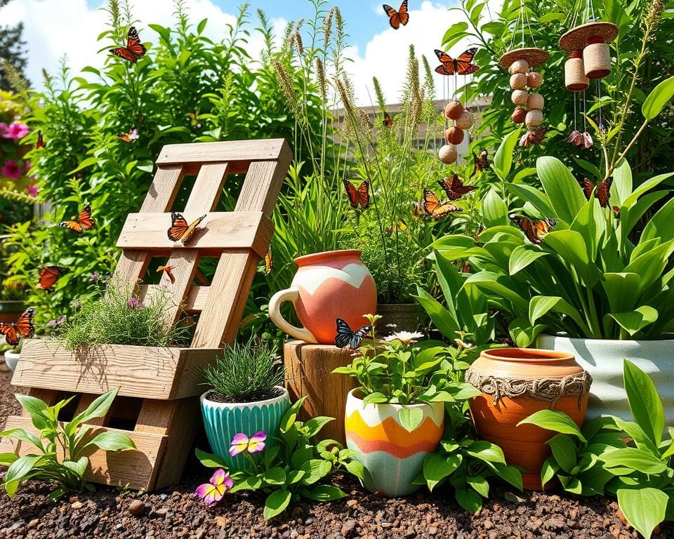 Nachhaltige Ideen zur Gartendekoration