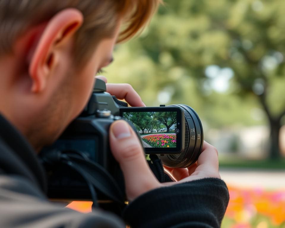 Nutzung von Live-View für perfekte Bildausschnitte in der Fotografie