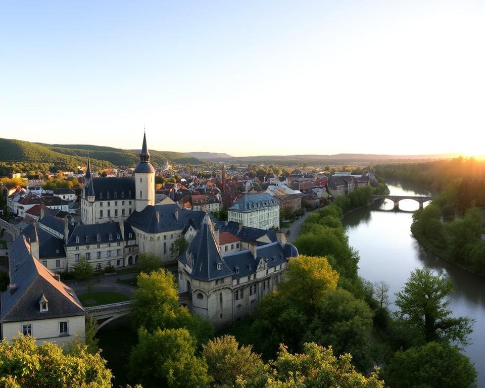 Überblick über die Stadt Blois