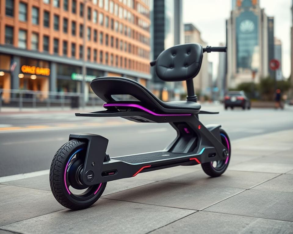 Elektro Skateboard mit Sitzplatz