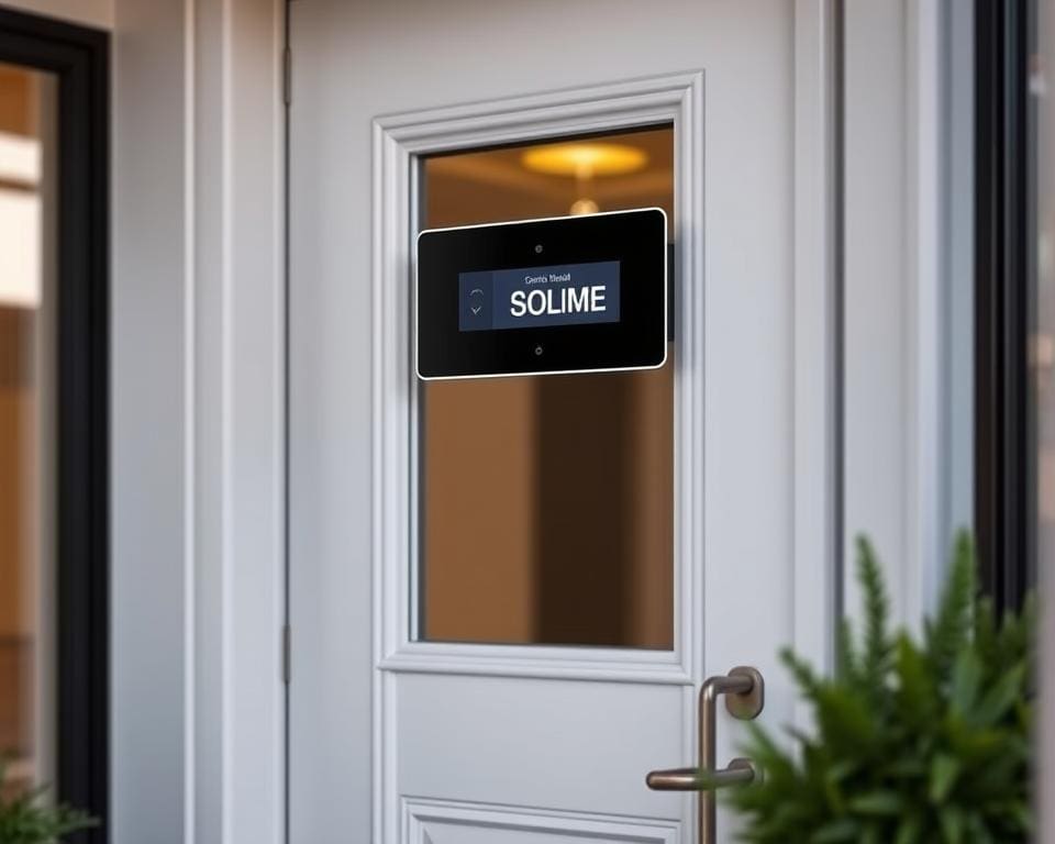 Elektronische Haustürschilder mit Namensanzeige