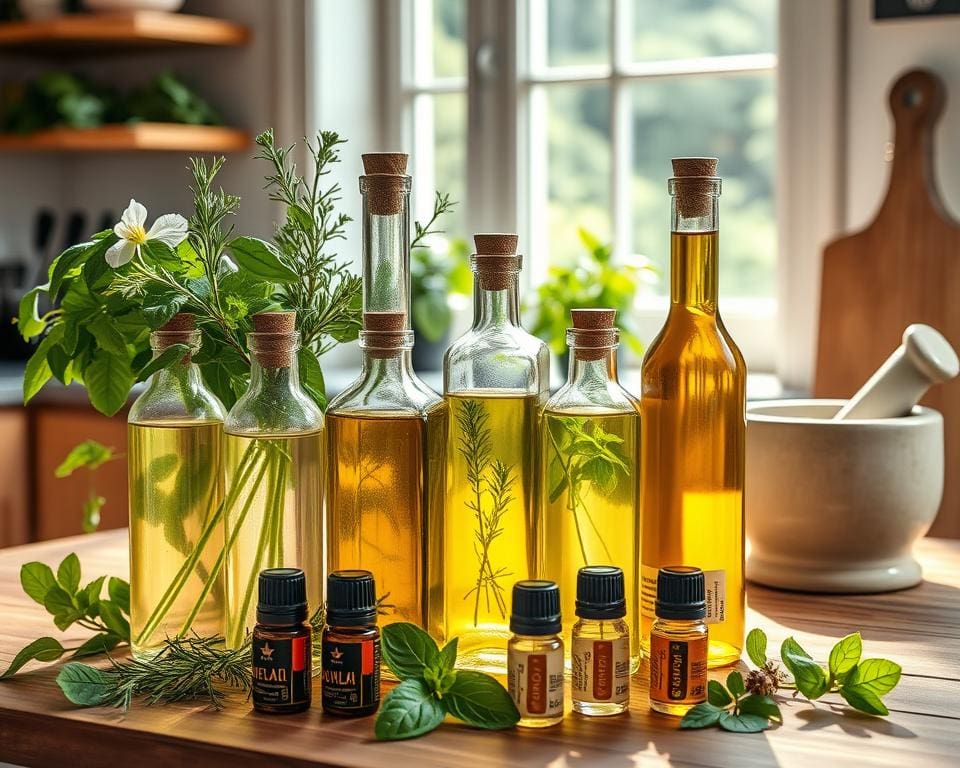 Gesundheit fördern mit Kräuterölen