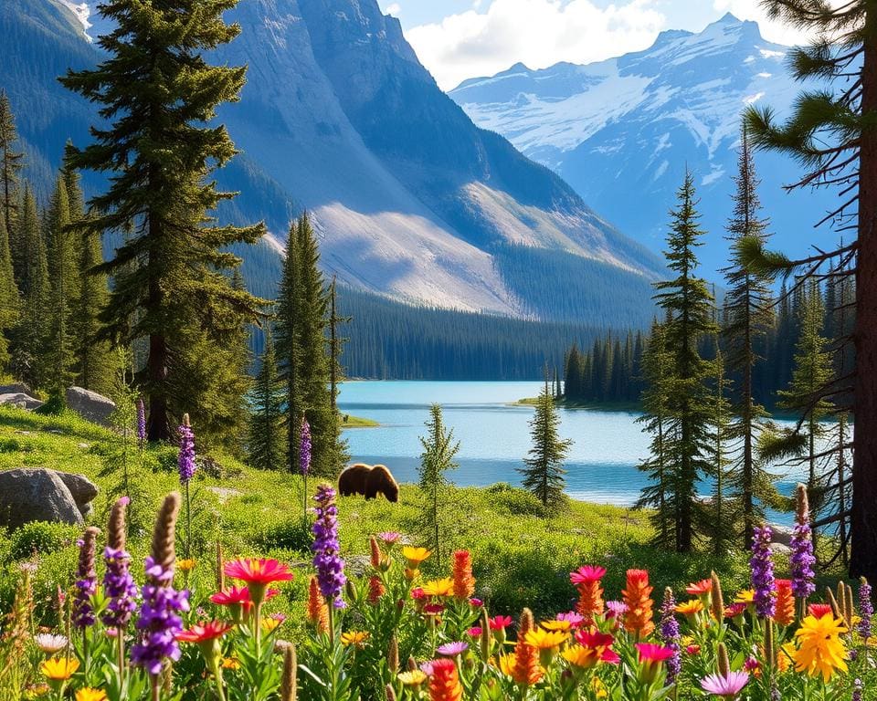 Grizzlybeobachtung Banff Alberta