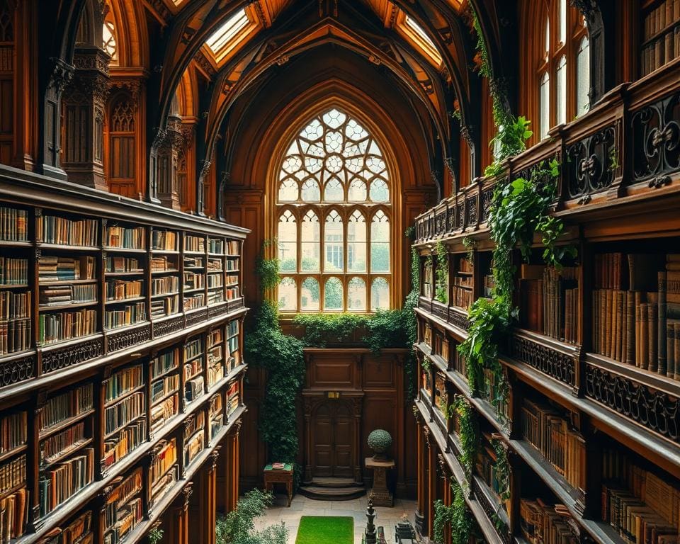 Historische Bibliotheken in Oxford, England