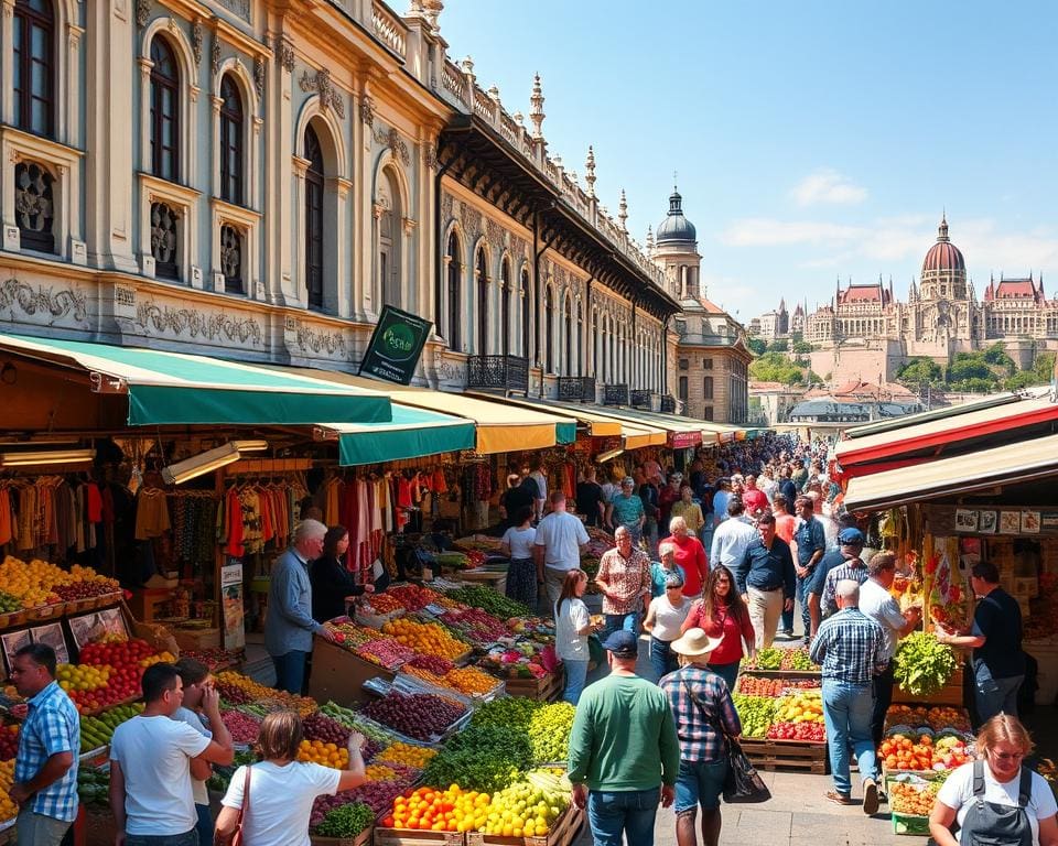 Historische Märkte in Budapest, Ungarn
