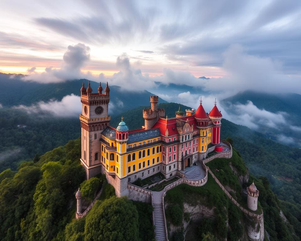 Historische Schlösser in Sintra, Portugal