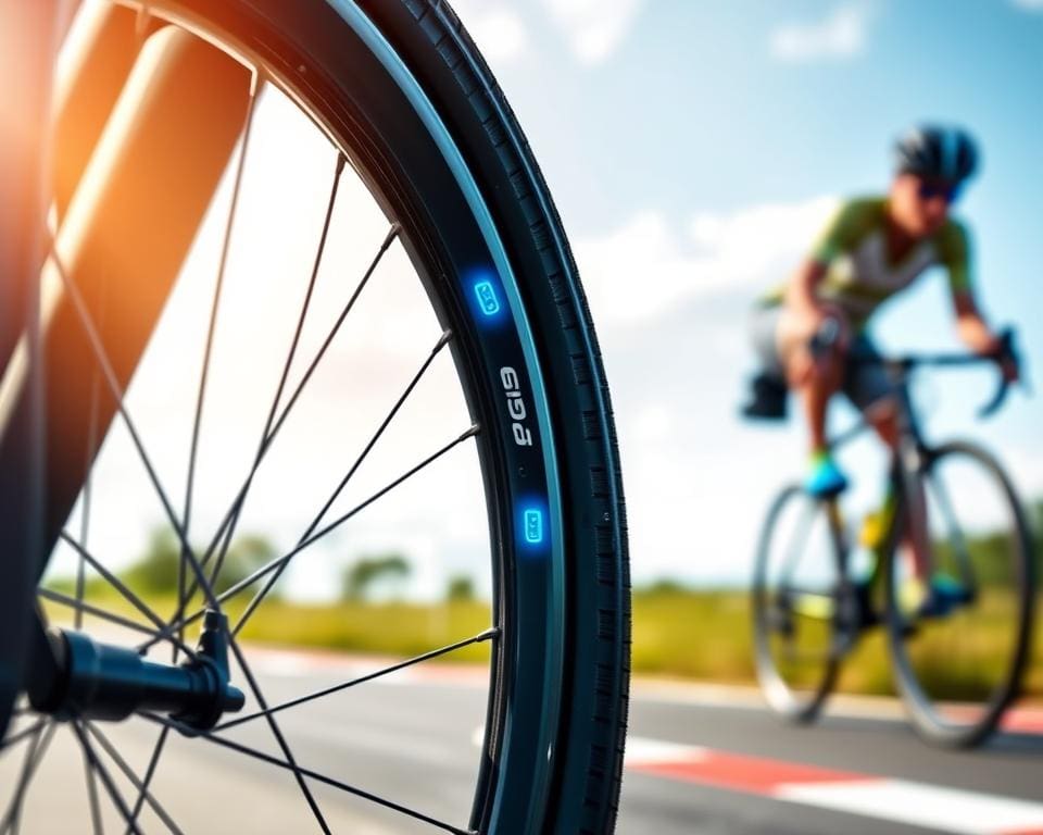 Intelligente Fahrradreifen mit Drucküberwachung