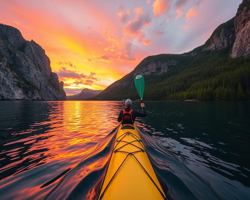 Kajakfahren im Lake Superior, Ontario