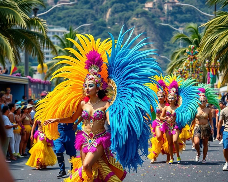 Karneval feiern in Rio de Janeiro, Brasilien