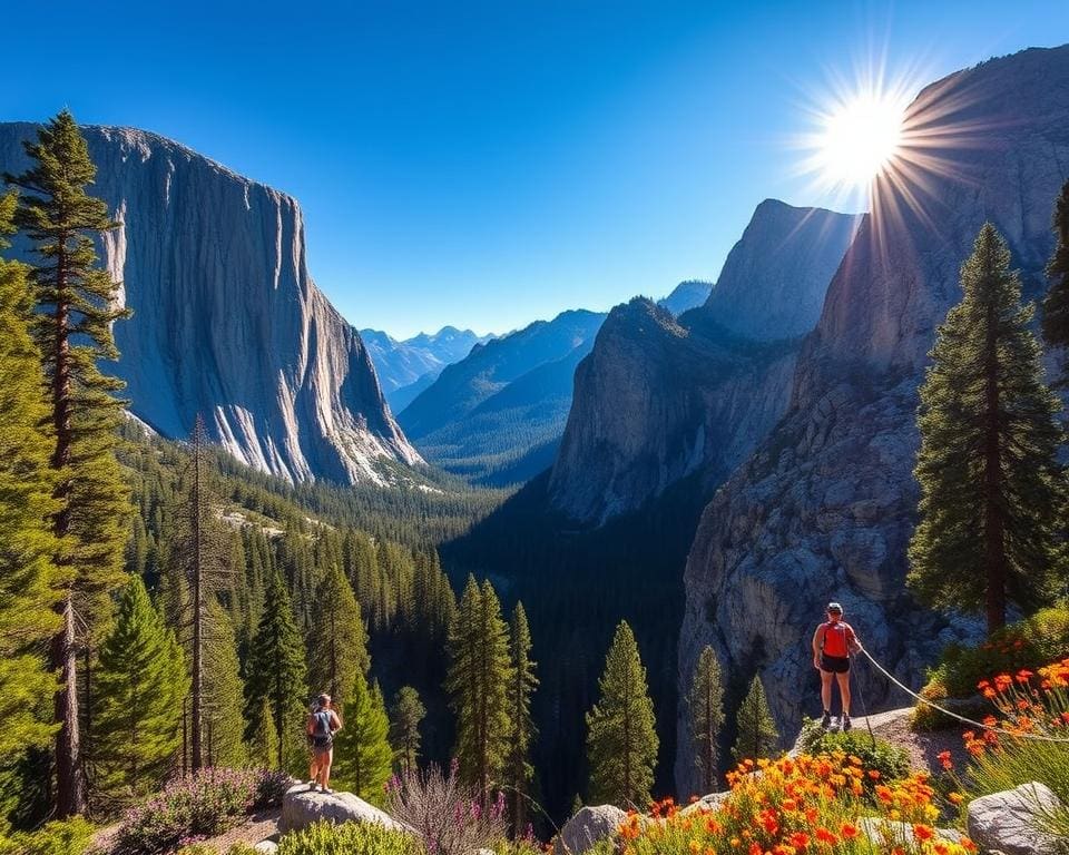 Klettern im Yosemite-Nationalpark, Kalifornien