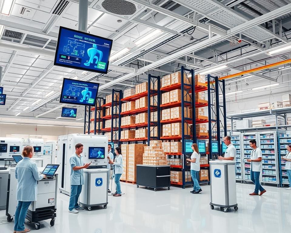 Krankenhauslogistik: Wie digitale Systeme unterstützen