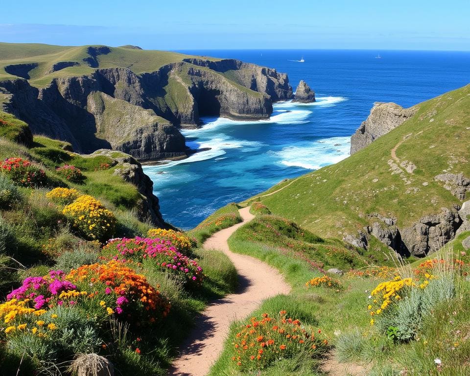 Küstenwanderungen in Cornwall, England