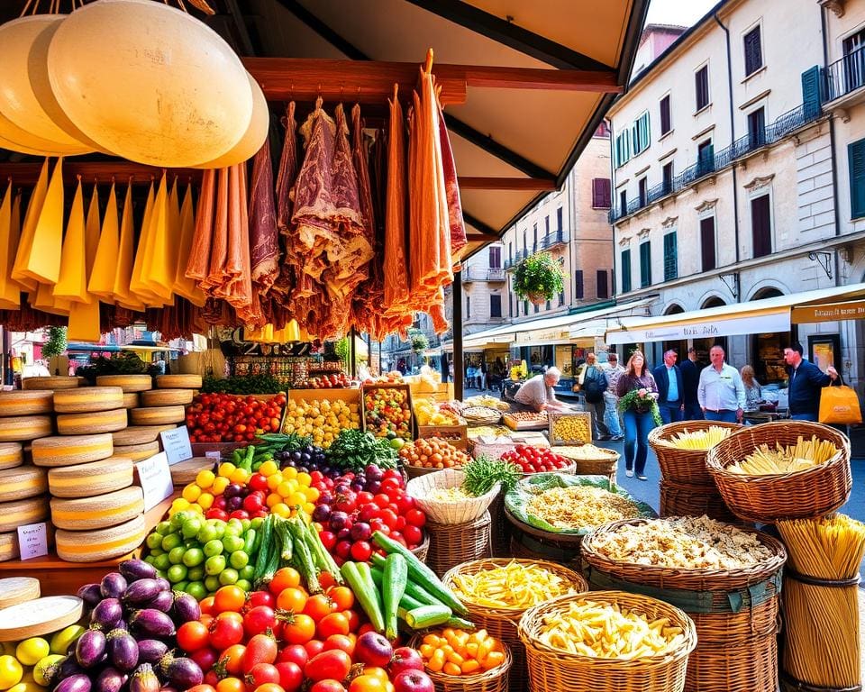 Kulinarische Genüsse in Parma, Italien