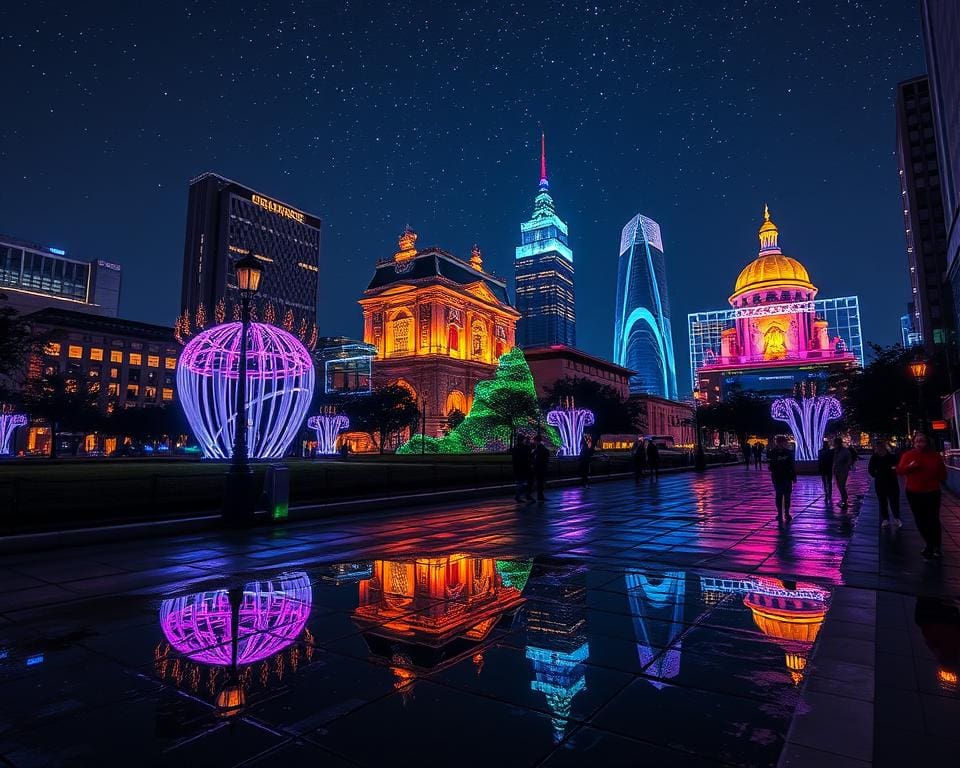 Lichtkunst im urbanen Raum Lichtkunst im urbanen Raum