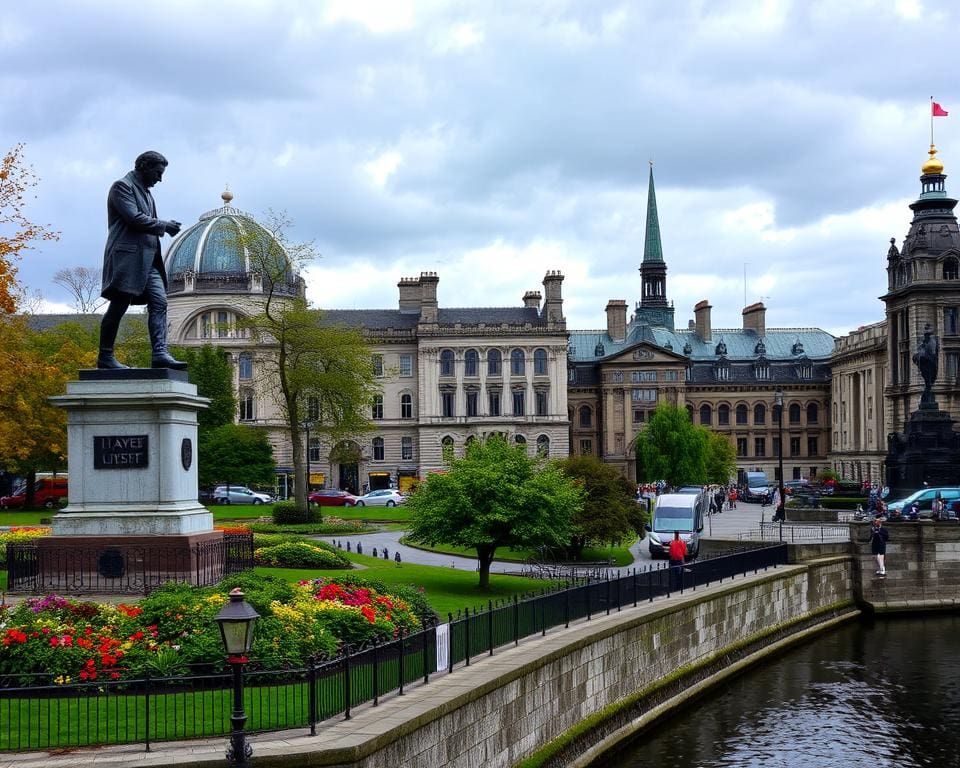 Literarische Orte in Dublin, Irland