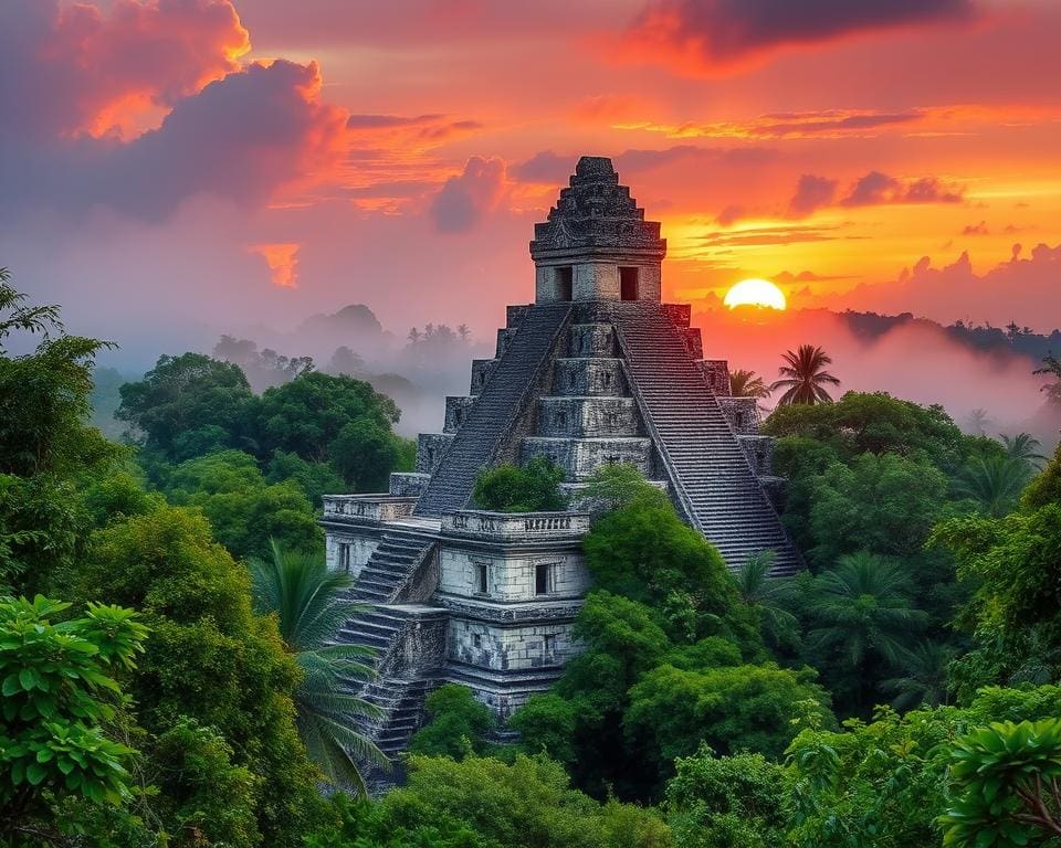 Maya-Ruinen in Tikal, Guatemala
