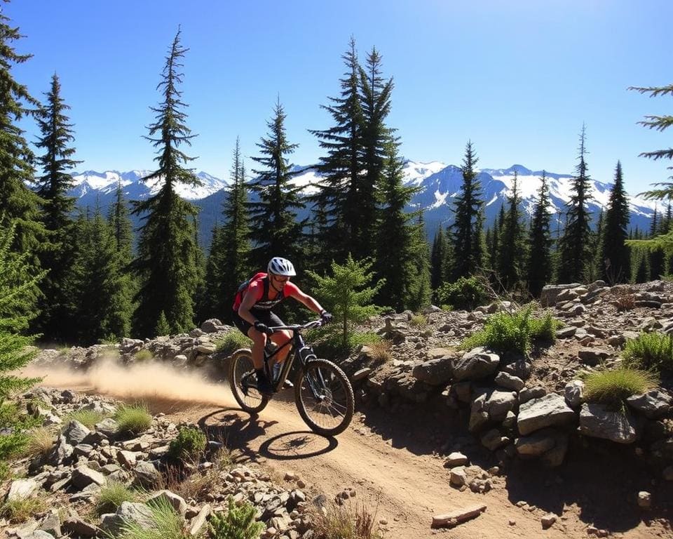 Mountainbiking in Whistler, British Columbia