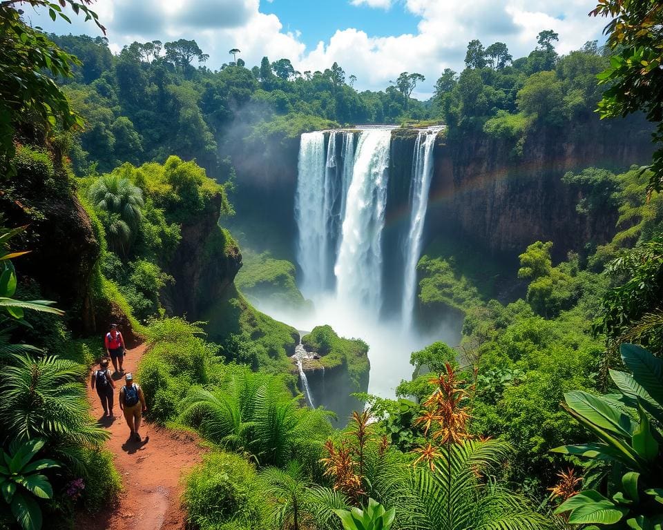 Outdoor-Erlebnis bei den Iguazú-Wasserfällen