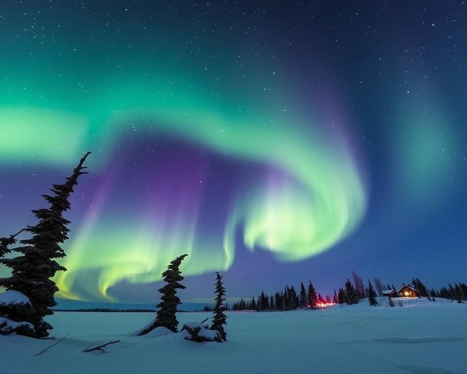 Polarlichtertour in Churchill, Manitoba