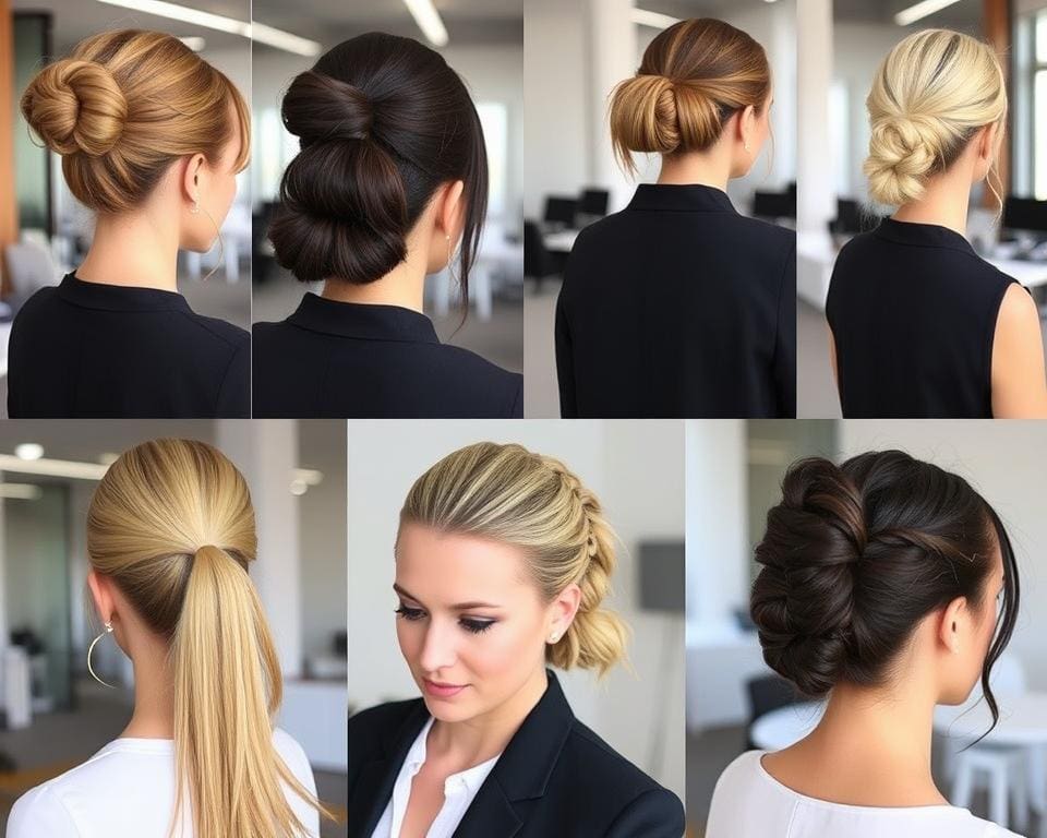 Schnelle Frisuren für den Büroalltag