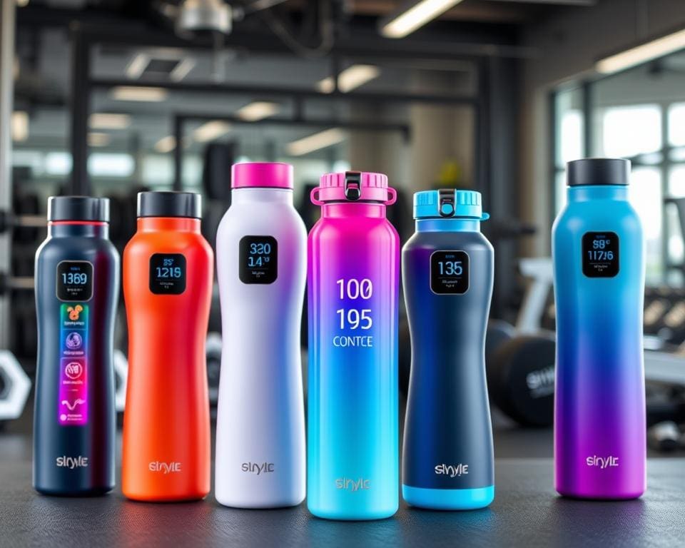 Smarte Trinkflaschen mit Fitnessintegration