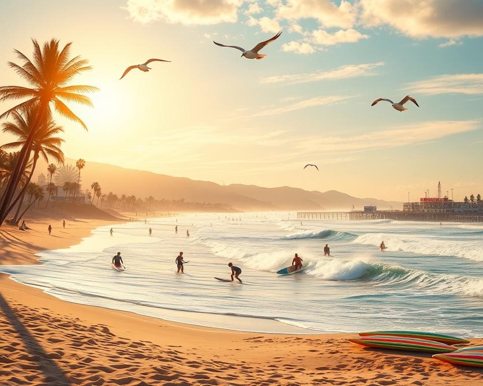 Surfen in Santa Cruz, Kalifornien