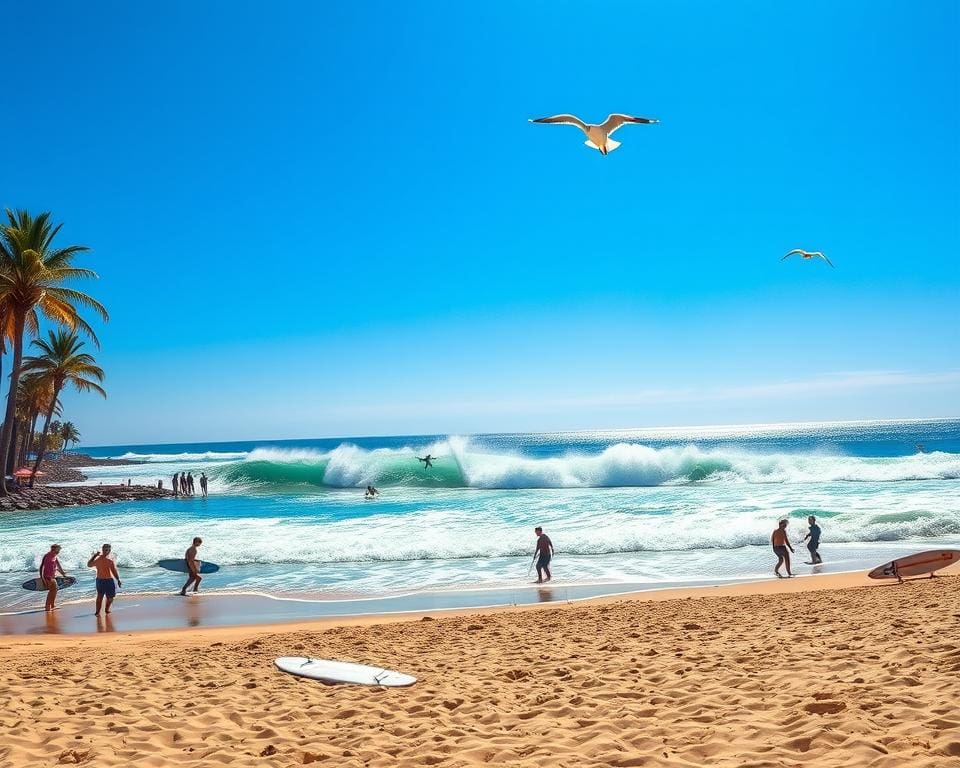 Surfen in Santa Cruz, Kalifornien