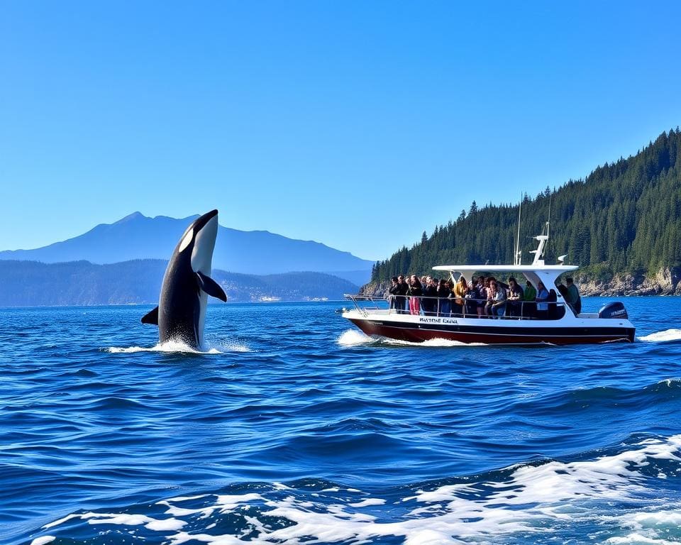 Walbeobachtung in Victoria, British Columbia