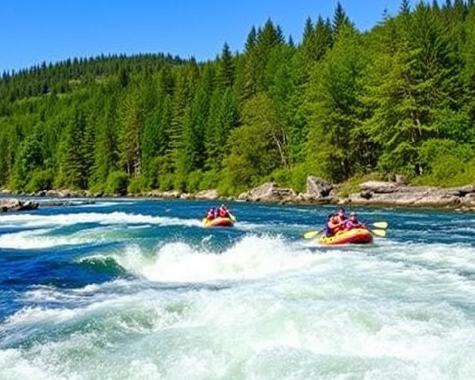 Wildwasser-Rafting im Ottawa River, Ontario