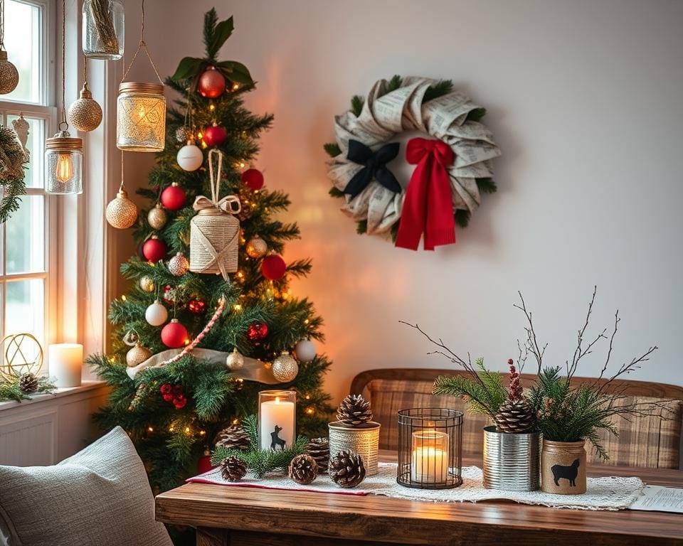 DIY Recycling Weihnachtsdeko