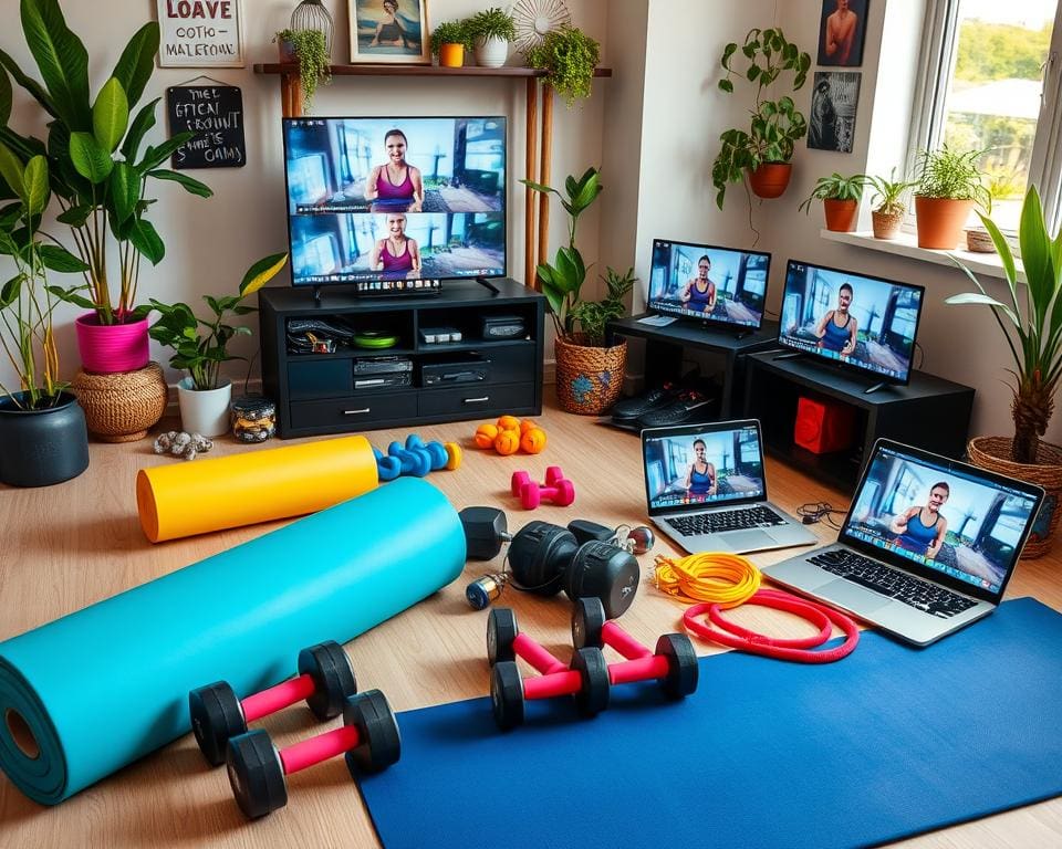 Fitness ohne Gym: Online-Kurse im Vergleich