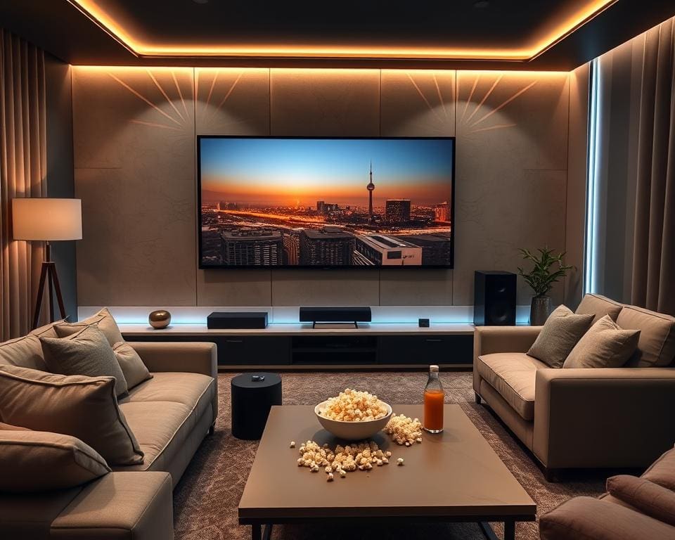 Technik und Design für das Wohnzimmer-Kino