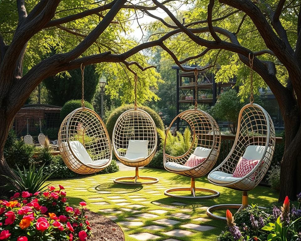 Die besten Design-Hängesessel für den Garten