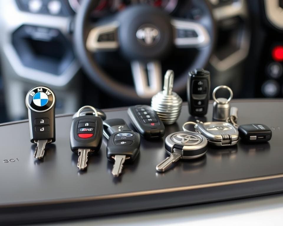 Ersatzschlüssel für verschiedene Automarken