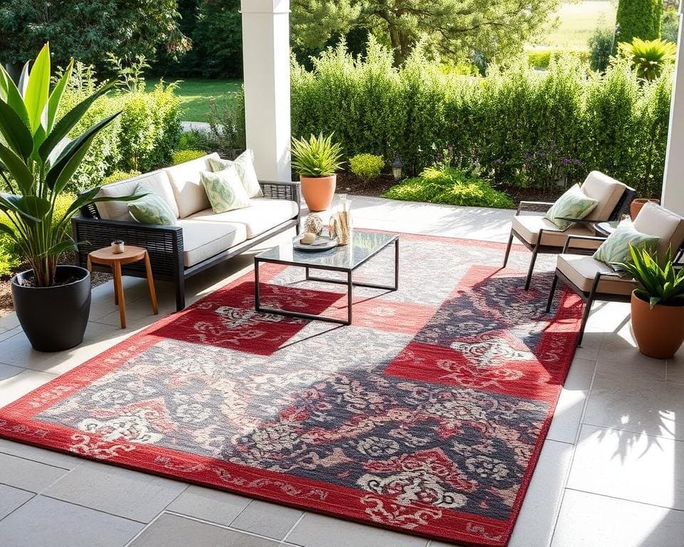 Outdoor-Teppiche für wetterfeste Eleganz