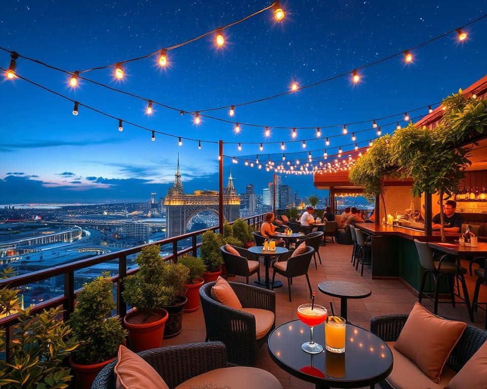 Sommerabende in der Rooftop-Bar