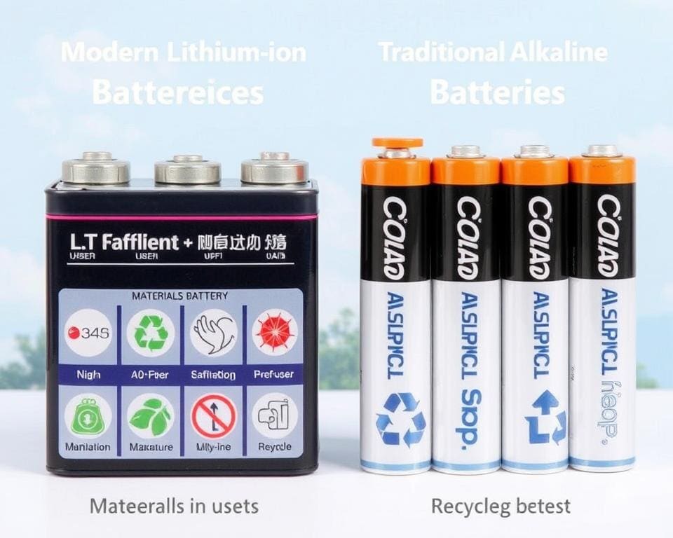 Vergleich von Lithium-Ionen-Akkus und traditionellen Batterien