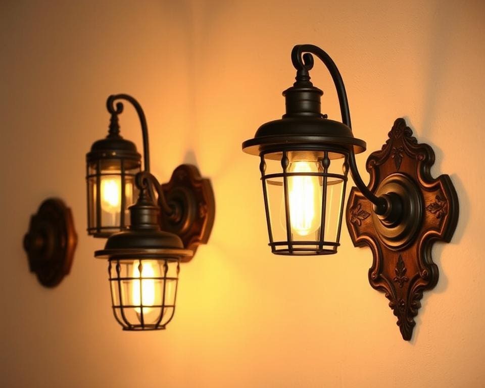 Wandlampen im Vintage-Look für stimmungsvolle Beleuchtung