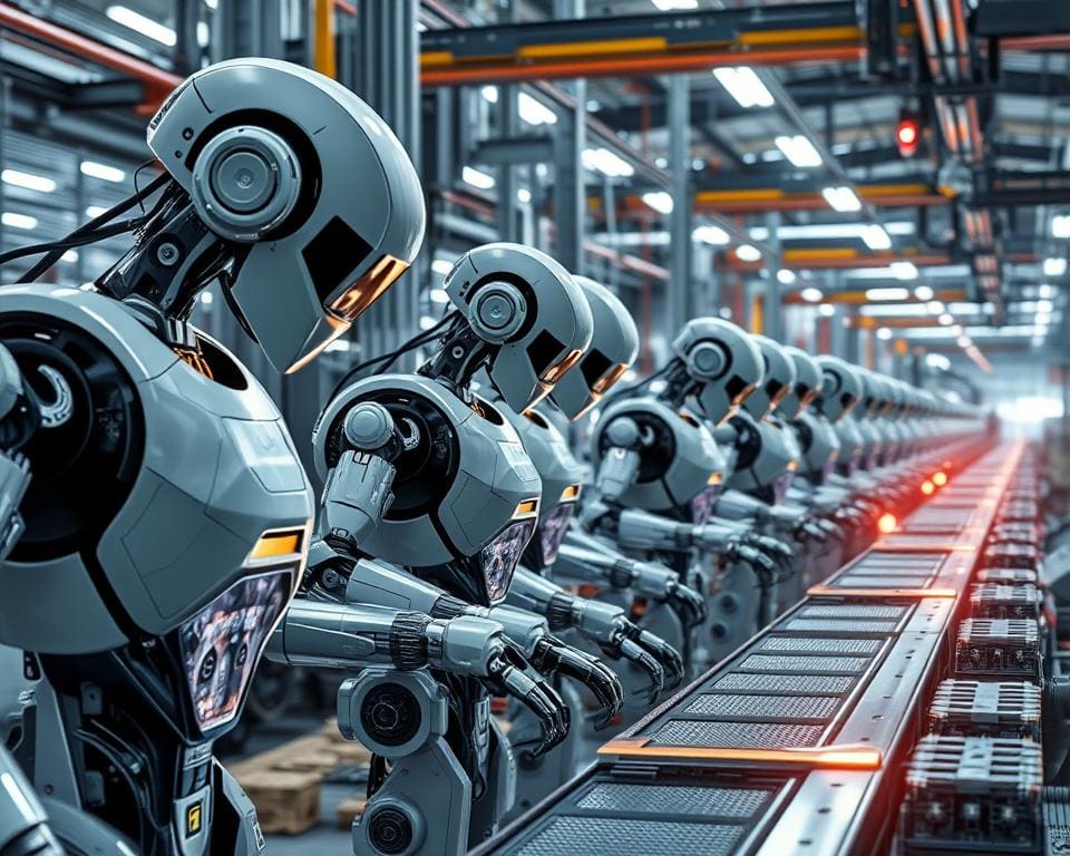 Was ist die Rolle von Robotern in der Fertigungsindustrie?