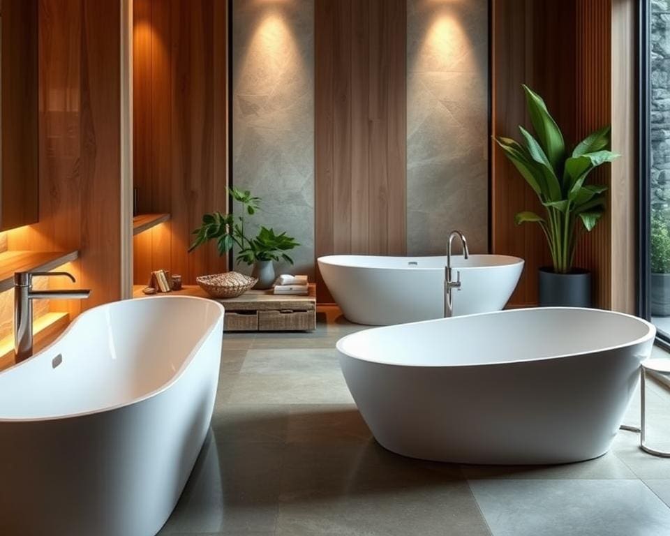 luxuriöse Badewannen