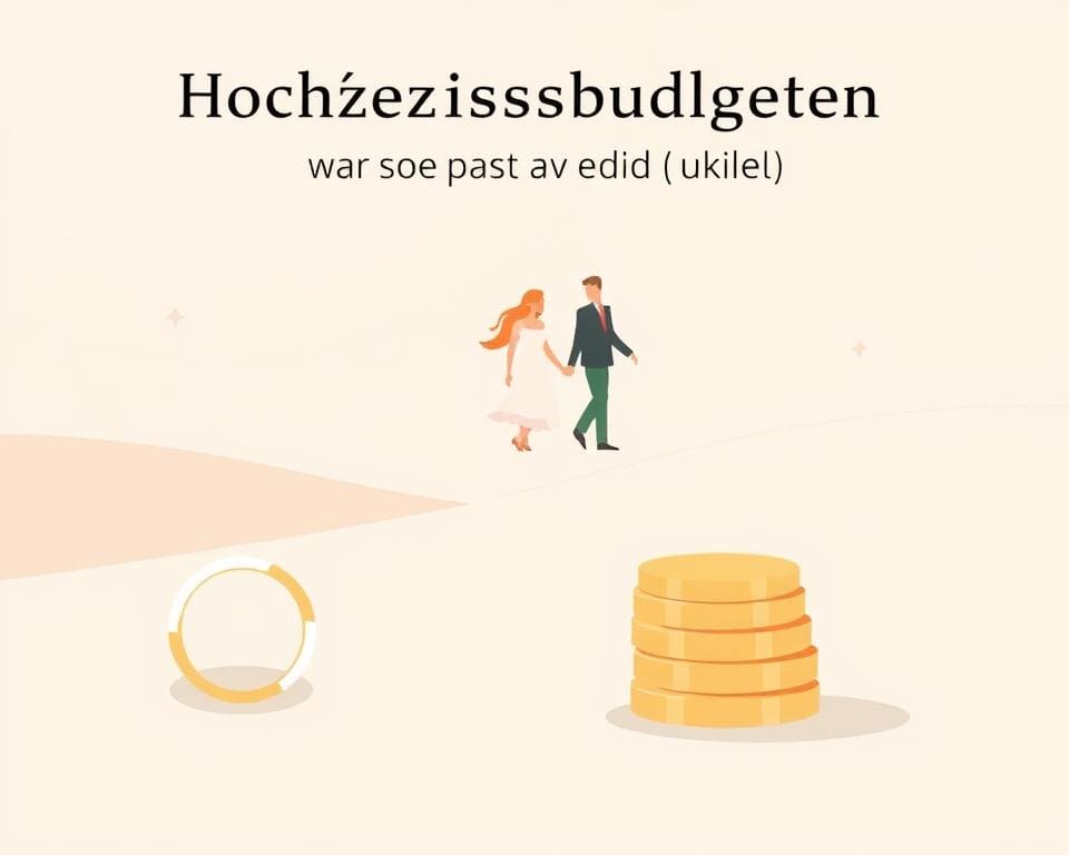 Kostenkontrolle Geld sparen Hochzeit