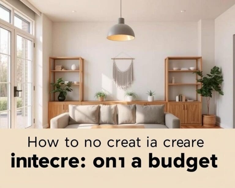 Wie gestaltest du dein Interieur mit wenig Budget?