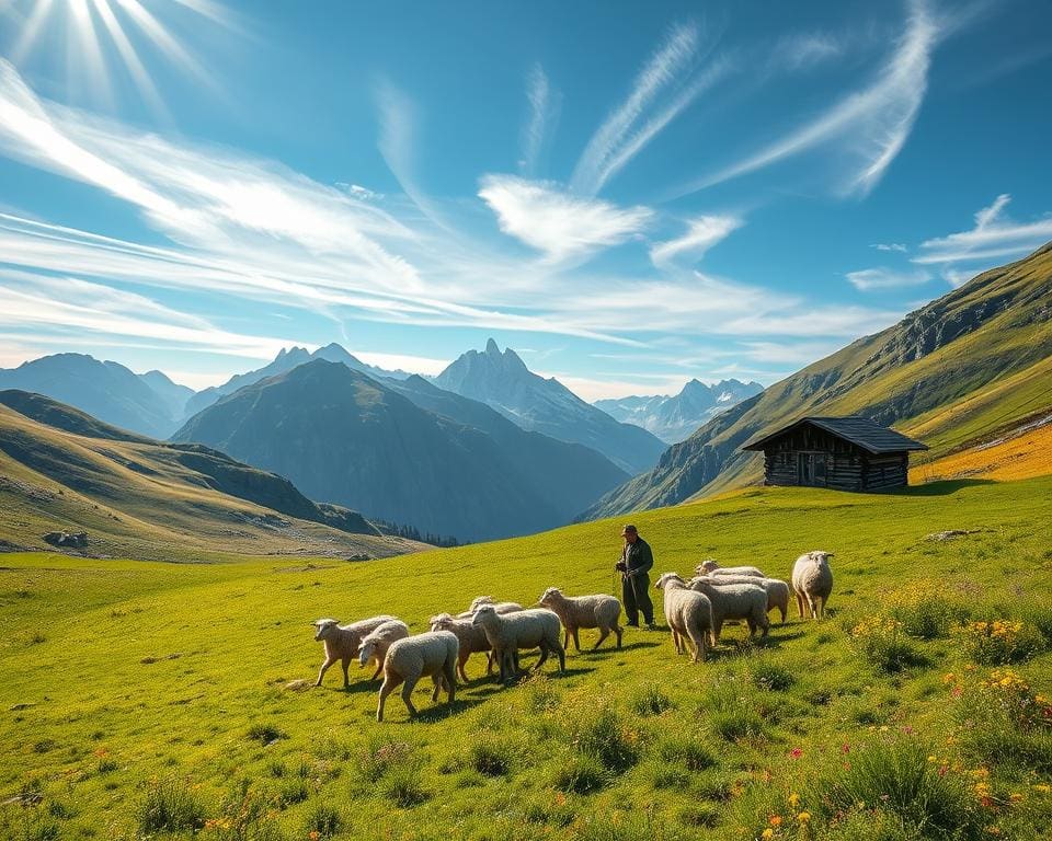 Wie schafft en Alphirte im Summer obem ufe?