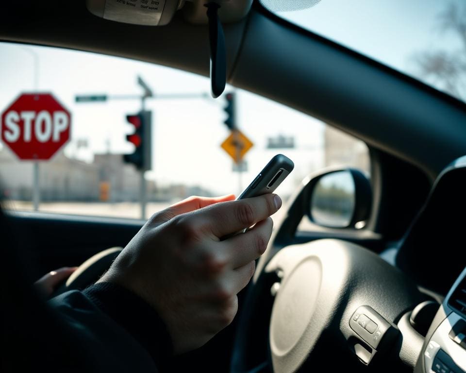 Bußgelder und Strafen beim Handy am Steuer